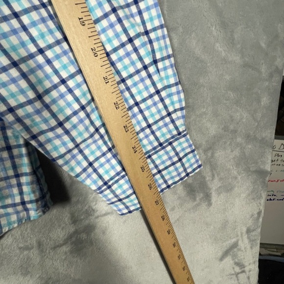 Polo Ralph Lauren Mens XL Classic Fit Plaid Button Down Shirt Oxford Blue NEW - Picture 8 of 10